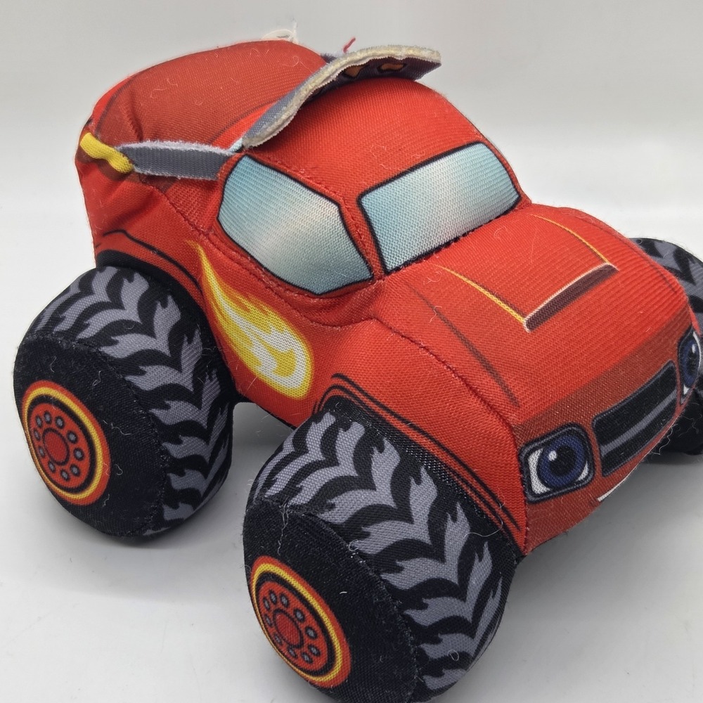 Nanco Blaze and the Monster Machines Red Truck Plush Stuffed Vehicle VTG